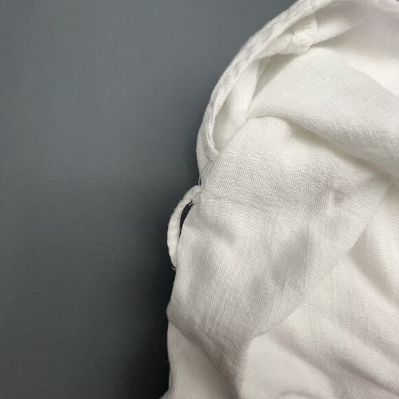 Polly White Ruffle Romper US 6 Tie Strap Summer Casual Beachwear - Picture 5 of 9